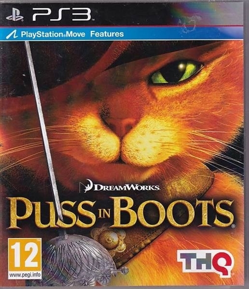 Dreamworks Puss In Boots - PS3 (B Grade) (Genbrug)